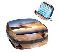 Kendo - Borsa per assorbenti igienici, borsa per il primo ciclo mestruale della marina giapponese, per ragazze e donne, per coppette mestruali femminili, Multicolore 6, 4.7x6.6x6.6 in/12x17x17 cm