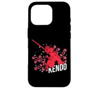 Kendo combattimento con la spada giapponese Kenjutsu Samurai Custodia per iPhone 16 Pro