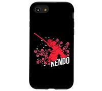 Kendo combattimento con la spada giapponese Kenjutsu Samurai Custodia per iPhone SE (2020) / 7 / 8