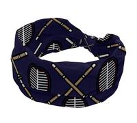 Kendo Is Cool - Fascia larga da donna, con nodo, per yoga, allenamento, morbida fascia elastica, accessori per capelli alla moda