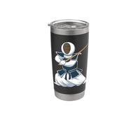 Kendo Master Abbraccia il tuo samurai interiore Bicchiere termico in acciaio inox doppia parete