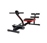 Kendox RowShaper - vogatore per la casa - pieghevole - attrezzo fitness per cardio & allenamento della forza - display LCD per l'allenamento a casa - portata fino a 120 kg - incluso piano di