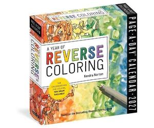 Kendra Norton W A Year of Reverse Coloring Page-A-Day® Calendar 2027 (Tascabile)