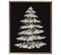 Kendrick Home Decorazione da parete moderna con albero di Natale, 40,6 x 50,6 cm, in legno di Emily, decorazione da parete originale in legno di Emily, decorazione natalizia per interni ed esterni