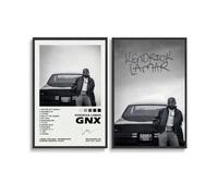 Kendrick Poster Lamar Gnx Un Set Di 2 Poster Su Tela Per La Stanza, Estetica, Festival, Regalo, Famiglia, Camera Da Letto, Decorazione Da Parete, Casa 12x18inch(30x45cm)