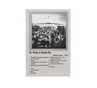 Kendrick - Stampa fotografica su tela, motivo: "To Pimp A Butterfly" di KendrickPhoto, decorazione per casa e ufficio, decorazione da parete moderna, per la famiglia, il bagno, senza cornice, 20 x 30