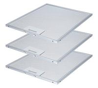 Kenekos - 3x filtro antigrasso in metallo per cofano cucina 305 x 267 mm. Compatibile con AEG, Whirlpool e altri. Come il pezzo di ricambio n. 405525042-9. Filtro antigrasso in alluminio di ricambio