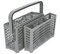 Kenekos - Cestino portaposate 2 in 1 universale divisibile, adatto a molte lavastoviglie e lavastoviglie compatibili con Bosch Siemens Miele AEG Neff - 23,0 cm x (8,5 cm + 4,5 cm) x 13,5 cm
