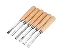 kengbi Scalpelli di Materiali di Alta qualità 6pcs / Lot Wood Wood Working sculture scalpelli Strumenti Incisione scolpire Strumenti Carpentiere in Legno Intaglio scalpello Set coltelli