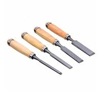 kengbi Scalpelli di Materiali di Alta qualità Scalpelli da Intaglio del Legno 4pcs / Lot 8/12 / 16/20/20 / 20mm Set di Attrezzi per la Lavorazione del Legno con Manico in Legno