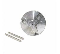 kengbi Tornio di Alta precisione Chuck 2"45mm Three 3 Jaw Chuck 1.8~56mm / 12~65mm Z011 bloccaggio per Mini tornio con Due Barre di Blocco M12x1mm filettato Indietro (Color : 3 Jaw Chuck)