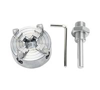 kengbi Tornio di Alta precisione Chuck Mini mandrino di tornio a 3 mascelle in Lega di Zinco con Grande Gamma di serraggio in Accessori per Macchine Utensili per Trapano Elettrico (Color : B)