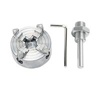 kengbi Tornio di Alta precisione Chuck Mini mandrino di tornio a 3 mascelle in Lega di Zinco con Grande Gamma di serraggio in Accessori per Macchine Utensili per Trapano Elettrico (Color : B)