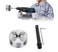 kengbi Tornio di Alta precisione Chuck Quattro 4 Jaw Chuck Z011A per Metallo Mini tornio M12x1mm filettato 1.8~56mm / 12~65mm Mini raccordi di accoppiamento Accessorio tornio