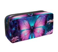 KengjuTesu Astuccio impermeabile, astuccio con cerniera, motivo coniglietto pasquale colorato, astuccio per penne e cancelleria per ufficio, per adolescenti, ragazze, studenti, adulti, Multicolore 2.,