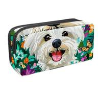 KengjuTesu Astuccio impermeabile, astuccio con cerniera, motivo coniglietto pasquale colorato, astuccio per penne e cancelleria per ufficio, per adolescenti, ragazze, studenti, adulti, Multicolore 9,