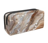 KengjuTesu Astuccio impermeabile con cerniera, astuccio per matite con cerniera, astuccio per penne magritte blu per forniture per ufficio organizer per cancelleria per adolescenti ragazze studenti