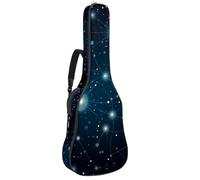KengjuTesu Custodia morbida per chitarra acustica da 109 cm, con tracolla e 2 tasche, cartello cancro, senza imbottitura, impermeabile, in tessuto Oxford, custodia per chitarra classica, Multicolore,