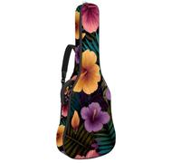 KengjuTesu Custodia morbida per chitarra acustica da 109 cm, con tracolla e 2 tasche, controller di gioco con sfondo scuro, zaino senza imbottitura, impermeabile, in tessuto Oxford, custodia per