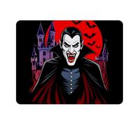 KengjuTesu Piccolo tappetino per mouse da scrivania, tappetino per mouse da ufficio, base in gomma antiscivolo, tappetino per mouse per computer portatile 28 x 22 cm, castello vampiro