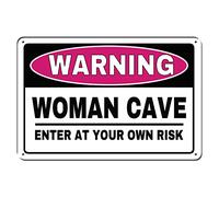 kengtou Targa in latta con scritta in lingua inglese "Enter at Your Own Risk" (lingua italiana non garantita)