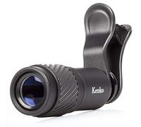 Kenko KE-RP7T Obiettivo Fish Eye Real Pro Clip, Obiettivo per Smartphone/Tablet/Notebook, Nero