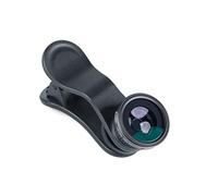 Kenko Obiettivo Fish Eye Real Pro Clip, Obiettivo per Smartphone/Tablet/Notebook, Nero