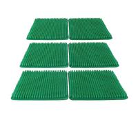 KenLung 2 Pezzi Tappetino Nido per Galline,Tappetino in Plastica per Pollaio Facile da Lavare,Confezione da Fodere Nido per La Deposizione delle Uova,Accessori Artificiali per Pollame(Green)