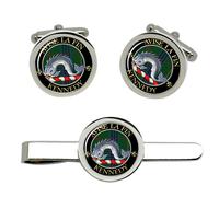 Kennedy Clan Scozzese Gemelli E Fermacravatta Set