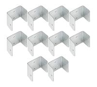 Kennel Clamps, U-Shape Clamp Staffe, 32 mm/35 mm, Rust-Proof Multi Angle Fixing Bracket, Compact Ideal for Garden Partition, orticolturale, Woodworking, Farm, Strong, Adjustable