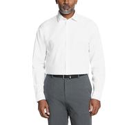 Kenneth Cole Dress Shirt Regular Fit Solid Camicia Elegante, Bianco, 43 cm-44 cm Collo 86 cm-89 cm Manica Uomo