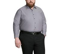 Kenneth Cole Dress Shirt Big And Tall Solid Camicia da Smoking, Grafite, (5XL Alto) 56 cm Collo 94/97 cm Manica Uomo