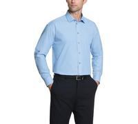 Kenneth Cole Dress Shirt Regular Fit Solid Camicia Elegante, Azzurro, 41 cm-42 cm Collo 91 cm-94 cm Manica Uomo