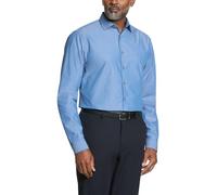 Kenneth Cole Dress Shirt Slim Fit Solid Camicia Elegante, Blu Hazy, 43 cm-44 cm Collo 81 cm-84 cm Manica Uomo