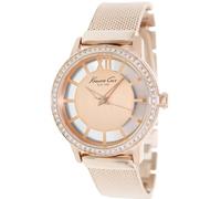 Kenneth Cole New York Bracciale da donna al quarzo in acciaio inossidabile con cassa in acciaio inossidabile, colore oro rosa (modello: KC4955)