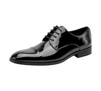 Kenneth Cole New York Hezner - Scarpe da uomo in vernice nera, taglia 40, M