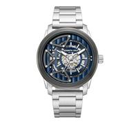 Kenneth Cole New York Orologio Automatico Uomo, Nero e blu - Acciaio inossidabile, Mens Standard, Automatico