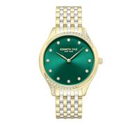 Kenneth Cole New York Orologio da donna classico e moderno, in acciaio inox, placcato agli ioni, design minimalista, eleganza contemporanea, Verde - Acciaio inossidabile bicolore, Women Standard