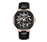 Kenneth Cole New York Orologio da uomo di lusso, in acciaio inossidabile, a carica automatica, impermeabile, a singolo strato, tipo di quadrante, con fibbia, design elegante, orologio analogico da