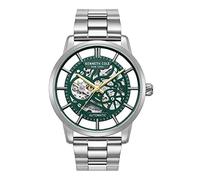 Kenneth Cole New York Orologio di lusso da uomo, movimento automatico, resistente all'acqua, design sofisticato ed elegante, Verde - Acciaio inossidabile, 44.5MM, Kenneth Cole New York Orologio