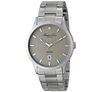 Kenneth Cole Orologio display cinturino Argento e quadrante Grigio KC9368