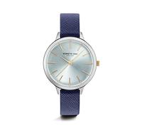 Kenneth Cole Pelle di cuoio blu di cinturino in madreperla KC15056003