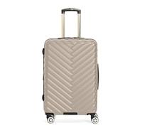 Kenneth Cole REACTION Bagaglio espandibile Madison Square Hardside Chevron da donna, Tortora, 2-Piece Set (20" & 28"), Bagaglio espandibile Madison Square Hardside Chevron da