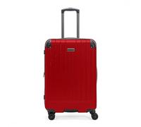 Kenneth Cole REACTION Flying Axis Collection - Valigia trolley a 8 ruote espandibile, leggera, rigida, Rosso ciliegia, 20-Inch Carry On, Flying Axis Collection - Valigia trolley a 8 ruote espandibile