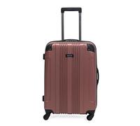 Kenneth Cole REACTION Out of Bounds, Valigia rigida leggera con 4 ruote girevoli, Oro rosato, 24-Inch Checked