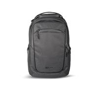 Kenneth Cole REACTION Parker Polyester Abrasion-Resistant Travel 17" Backpack with Removable Laptop Sleeve, Black Zaino, Nero, Unisex-Adulto