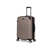 Kenneth Cole Reaction Renegade - Mini bagaglio a mano, 40,6 cm, espandibile, 4 ruote, Colore: champagne, 24-inch Checked, Renegade - Valigia da viaggio leggera a 8 ruote, 61 cm