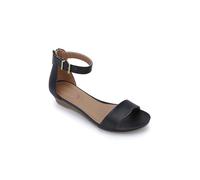 Kenneth Cole REACTION Sandali da donna Viber 2 pezzi con zeppa, nero, 38 EU