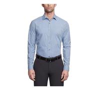 Kenneth Cole Unlisted by Uomo 32LG051 Maniche Lunghe Camicia da Cerimonia - Blu - 17"-17.5" Collo34-35 Manica(X-Large)
