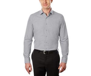 Kenneth Cole Unlisted by Uomo 32LG051 Maniche Lunghe Camicia da Cerimonia - Grigio - 16"-16.5" Collo36-37 Manica(Large)